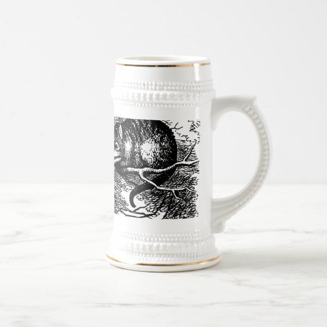 Cheshire Cat Stein Alice im Wunderland Bierglas (Rechts)