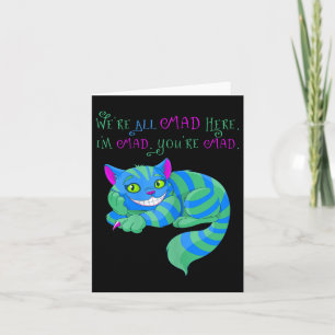 Cheshire Cat war hier Alice im Wunderland Karte