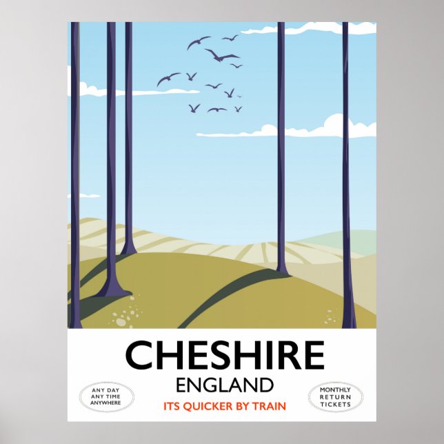 Cheshire, England Poster (Vorne)