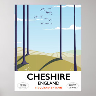 Cheshire, England Reiseposter Poster