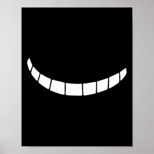 Cheshire Grinning Lächelnde Alice im Wunderland Poster