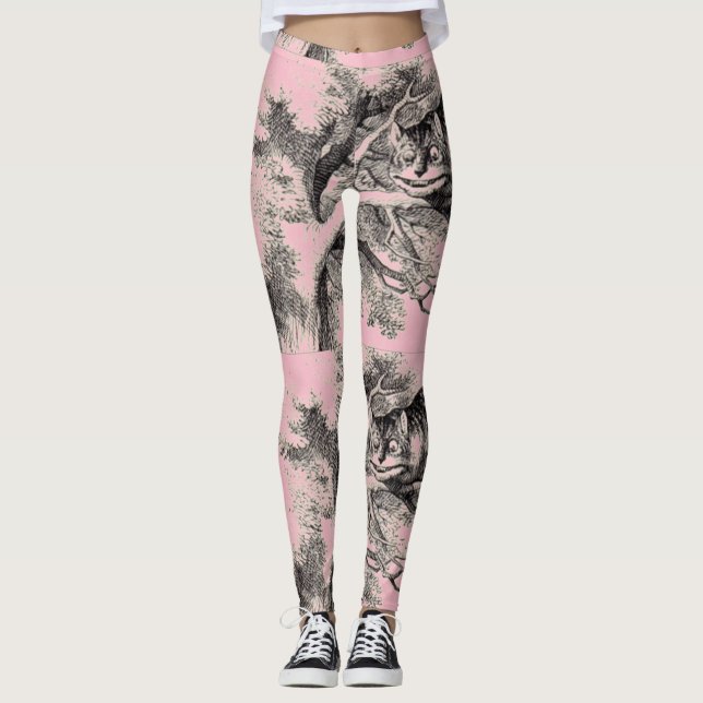 Cheshire-Katze Leggings (Vorderseite)