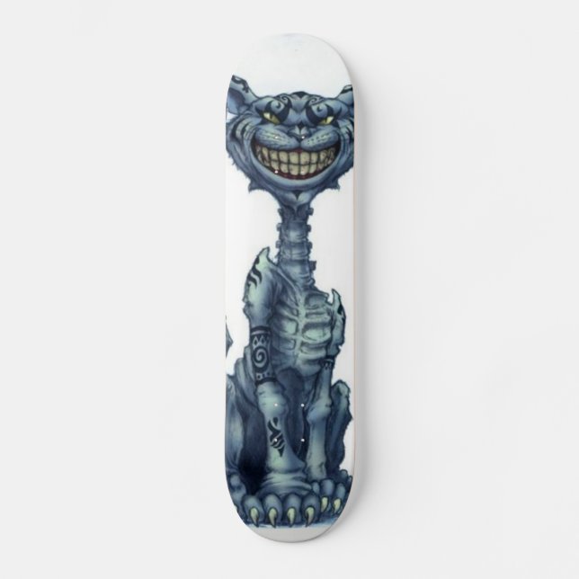 Cheshire-Katze Skateboard (Vorderseite)