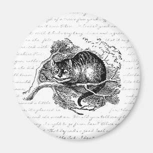 Cheshire-Katze - wir sind alle hier wütend Magnet