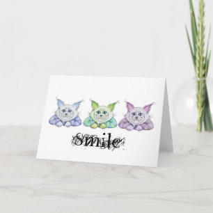 Cheshire-Katzen-Karte Karte
