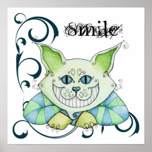Cheshire-Katzen-Plakat Poster