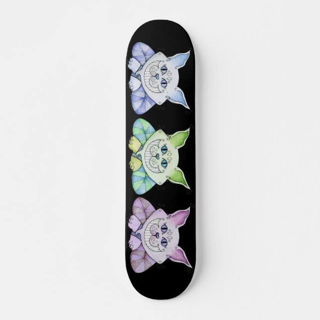 Cheshire-Katzen-Skateboard Skateboard (Vorne)