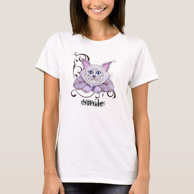 Cheshire-Katzen-T - Shirt (Vorderseite)