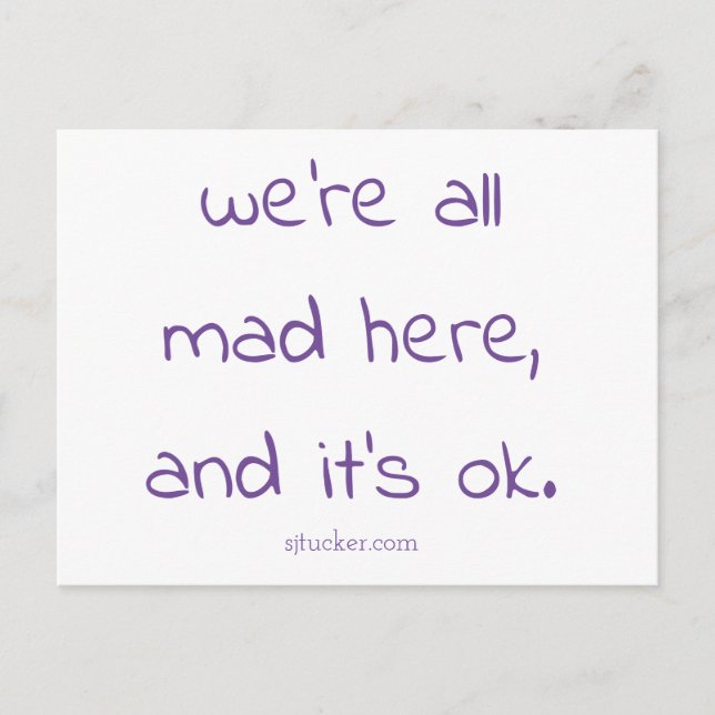 Cheshire Kitten" paroles de carte postale (Devant)