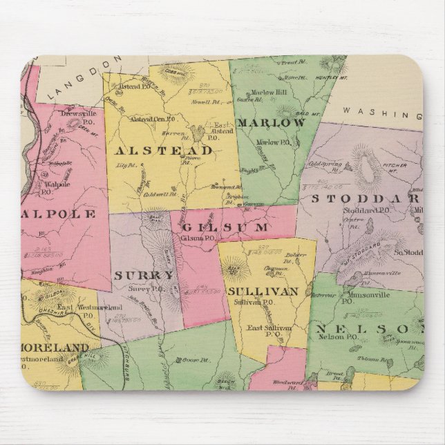 Cheshire Landkreis, NH Mousepad (Vorne)