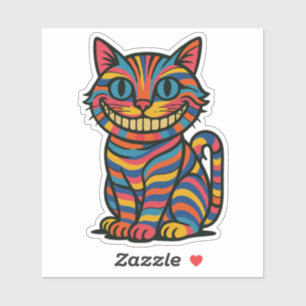 Cheshire Smile Cut Sticker
