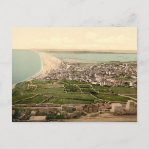 Chesil Beach, Portland, Dorset, England Postkarte