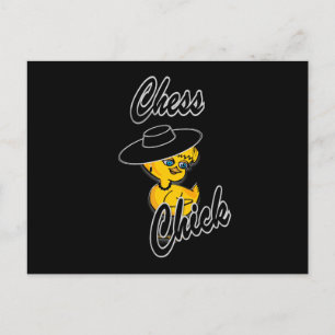 Chess #4 postkarte