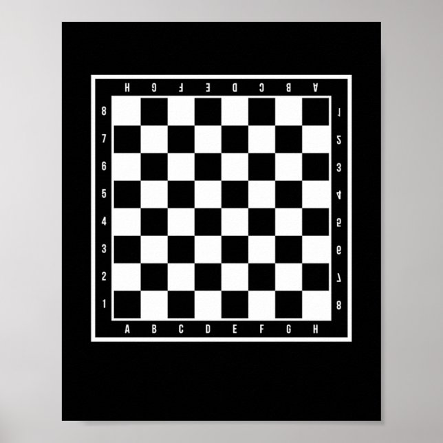 Chess Board Chess Chess Game Player Poster (Vorne)