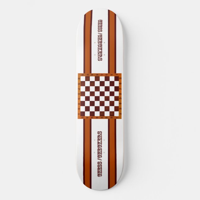 chess/checkers skateboard (Vorderseite)