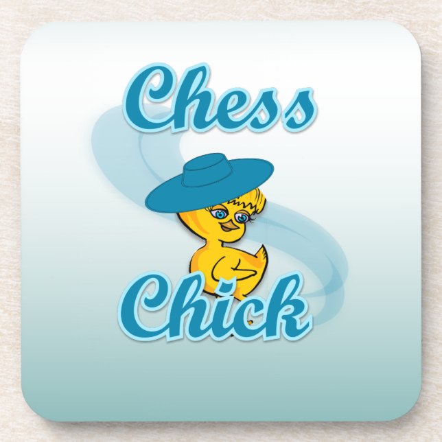 Chess  Chick #3 Untersetzer (Vorderseite)