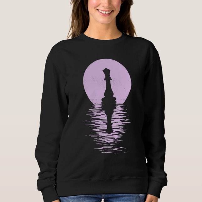 Chess Club Game King Queen Horse chess piece men + Sweatshirt (Vorderseite)