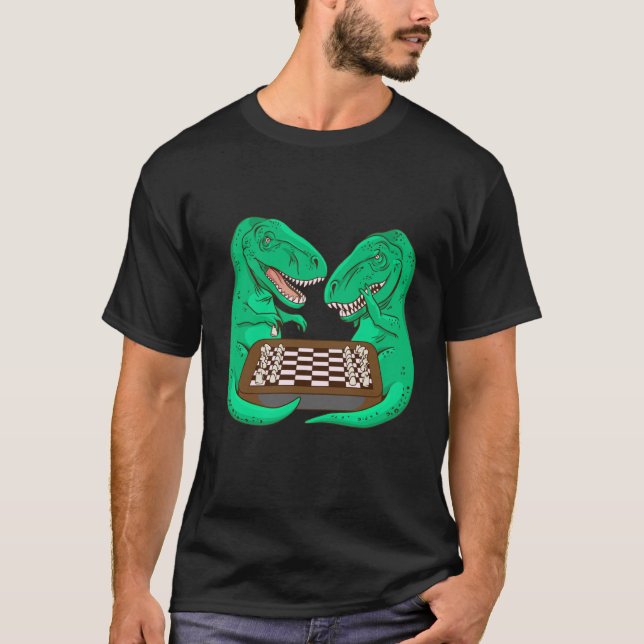 chess game chesslove player skills rex T-Shirt (Vorderseite)