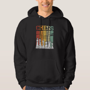 Chess game retro vintage hoodie