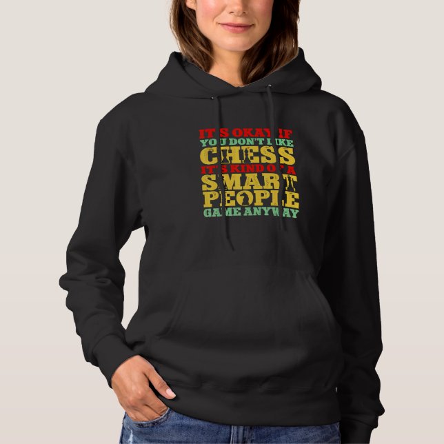 Chess Graphic Men Boys Chess Coach Chess Player 3 Hoodie (Vorderseite)