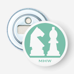 CHESS kundenspezifischer Monogramm- und Farbflasch Flaschenöffner