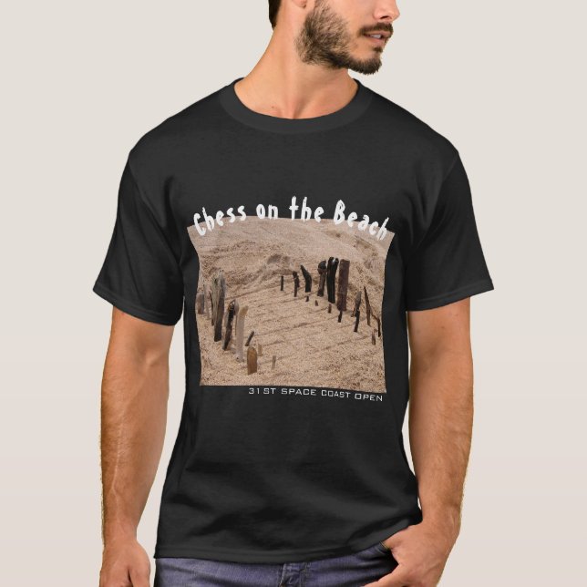 Chess on the Beach 31st SCO Dark T-Shirt (Vorderseite)
