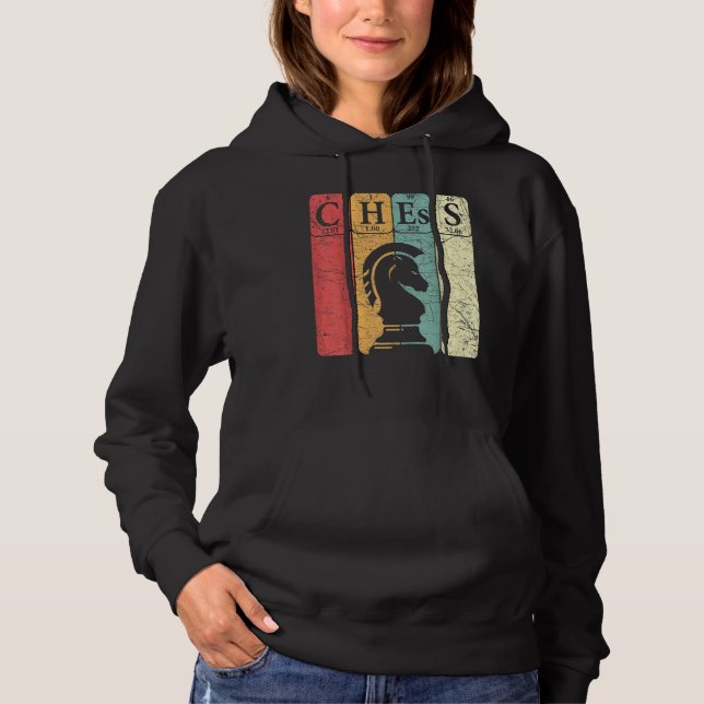 Chess Periodic Table Elements Nerd Chess Player Vi Hoodie (Vorderseite)