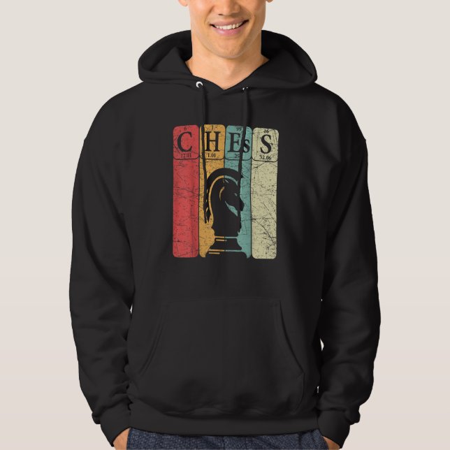 Chess Periodic Table Elements Nerd Chess Player Vi Hoodie (Vorderseite)