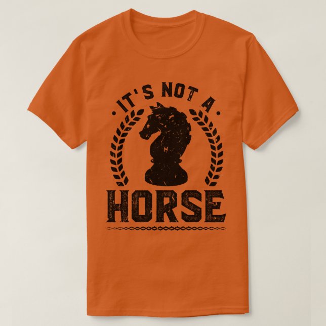 Chess Piece Knight T-Shirt (Design vorne)