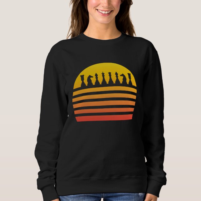 Chess Player Chess Club, Chess Tournament Sweatshirt (Vorderseite)