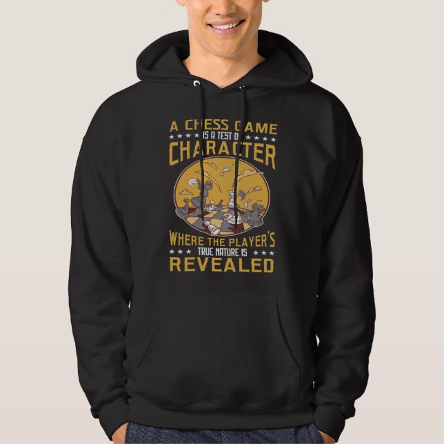 Chess Saying Chess Piece King Pawn Chess 1 Hoodie (Vorderseite)