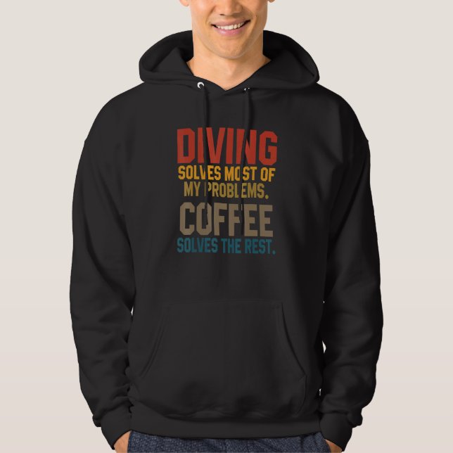 Chess Solves My Problems Coffee   Chess Player Kin Hoodie (Vorderseite)