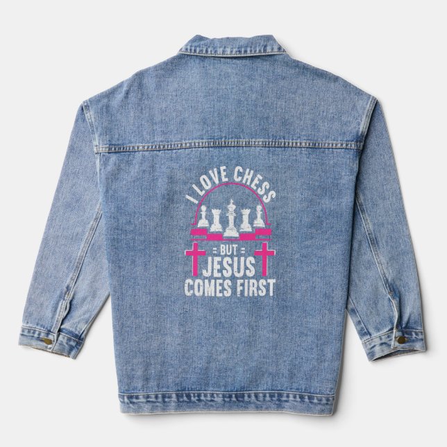 Chess Stuff Chess Club Chess Merch Christian Jesus (Verso)
