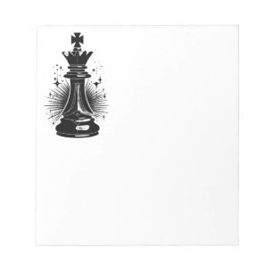 Chess-Symbol Notizblock