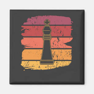 Chess Teile Retro Magnet