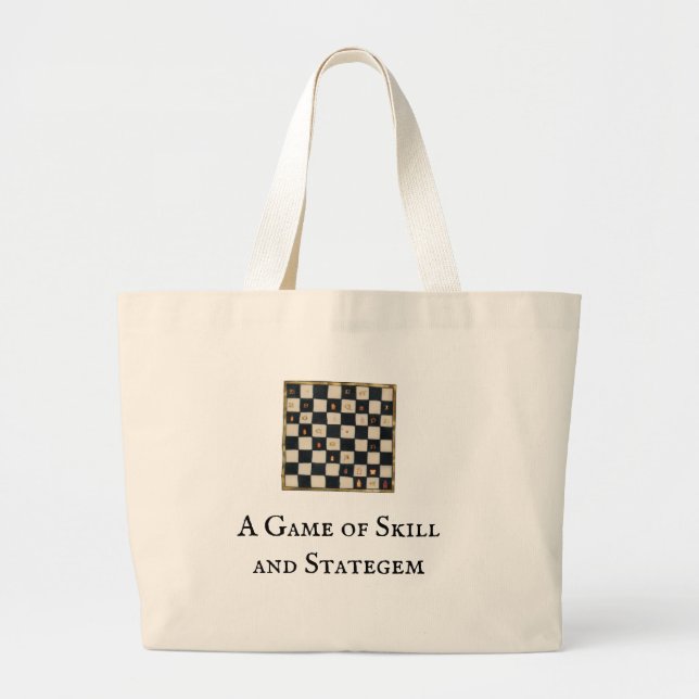Chess Tote Bag Jumbo Stoffbeutel (Vorne)