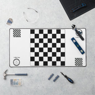 Chessboard Motif de bureau Mat - Strategic Style &
