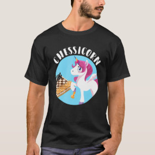Chessicorn Schach Einhorn Schachspieler T-Shirt