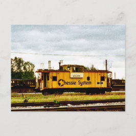 Chessie System Caboose at Toledo, OH 1996 Postkarte