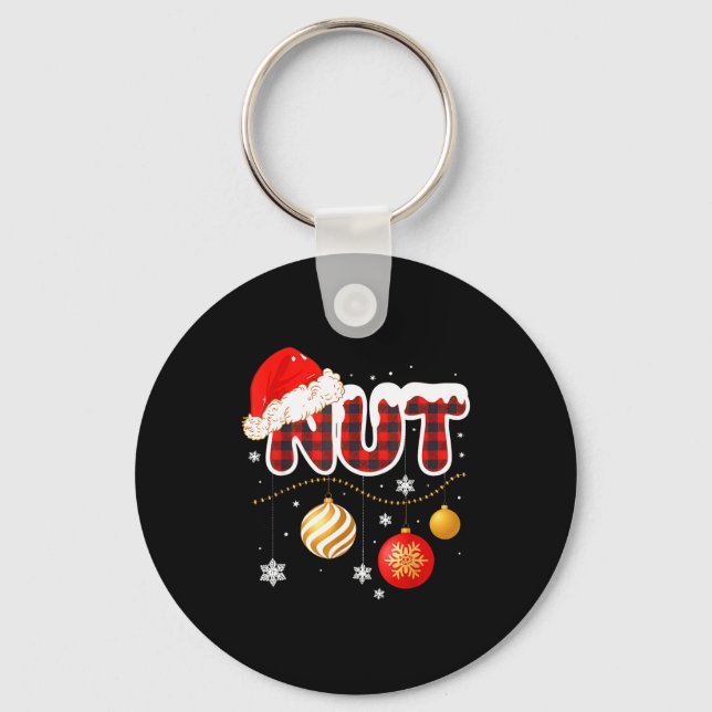 Chest Nuts Christmas Matching Couple Chestnuts  Schlüsselanhänger (Vorderseite)