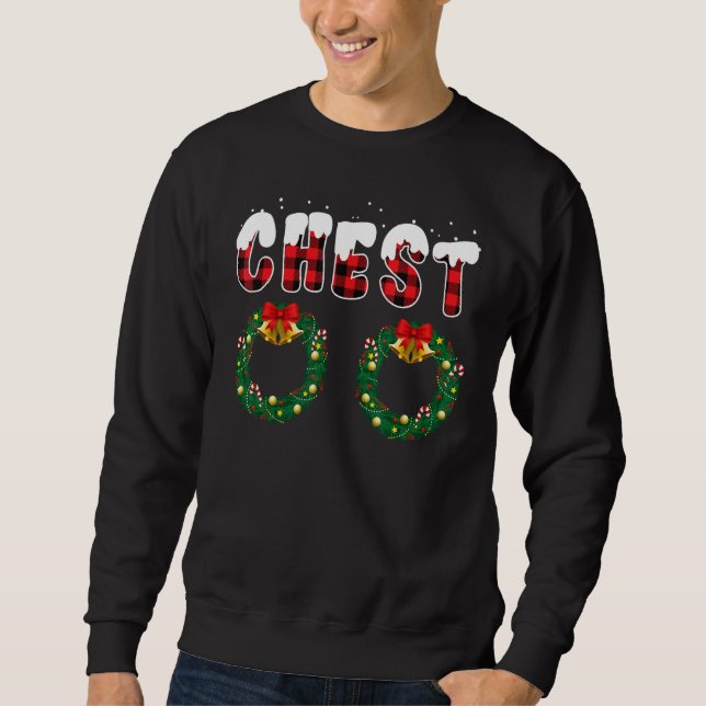 Chest Nuts  Matching Chestnuts Christmas Couples N Sweatshirt (Vorderseite)