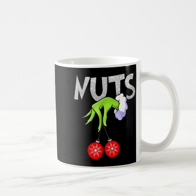 Chest Nuts Matching Chestnuts Christmas Snow Coupl Kaffeetasse (Rechts)
