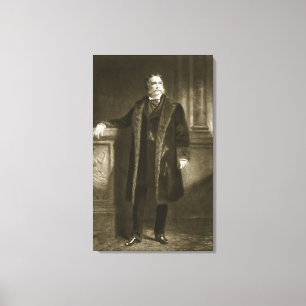 Chester A. Arthur, 21. Präsident des vereinigten Leinwanddruck