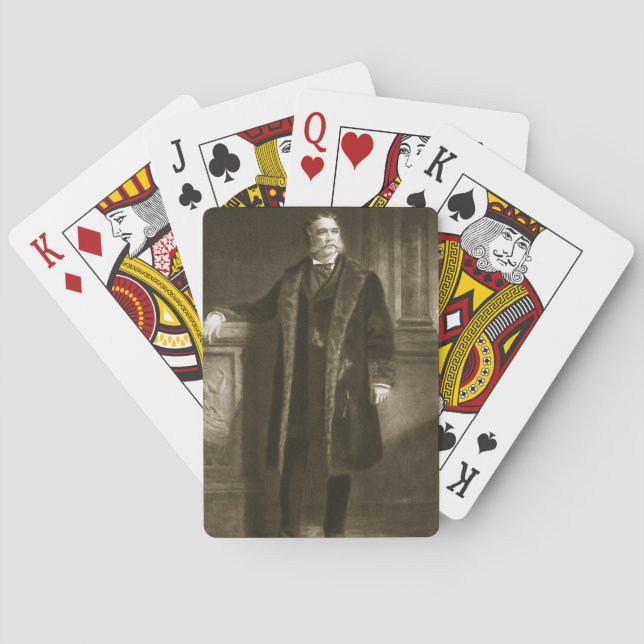 Chester A. Arthur, 21st President of the United St Spielkarten (Rückseite)