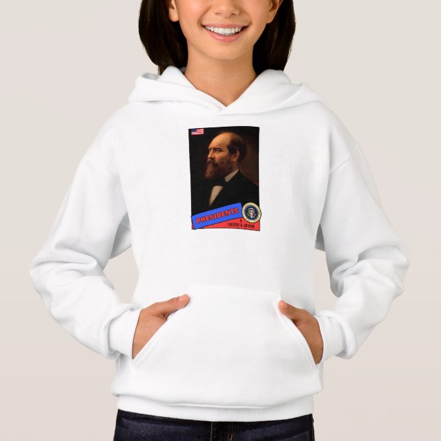 Chester A. Arthur Baseball Card Hoodie (Vorderseite)