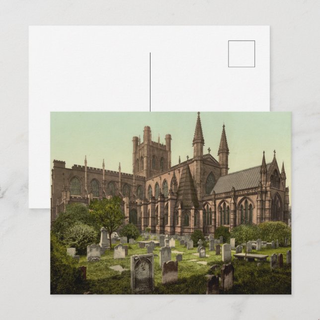 Chester Cathedral, Cheshire, England Postkarte (Vorne/Hinten)