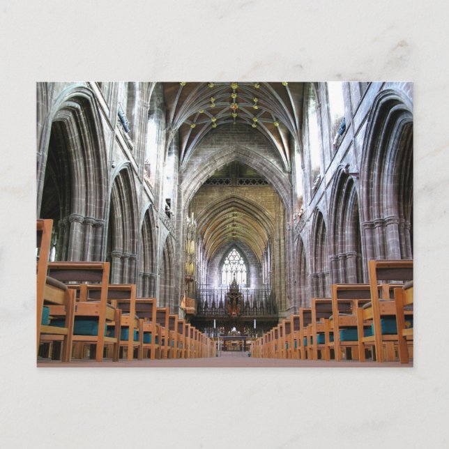 Chester Cathedral Postkarte (Vorderseite)