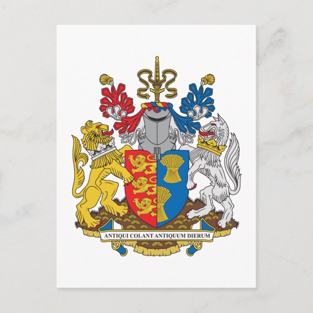 Chester Coat of Arms Postkarte (Vorderseite)