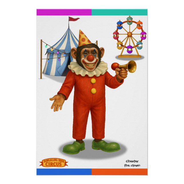Chester der Clown Poster (Vorderseite)