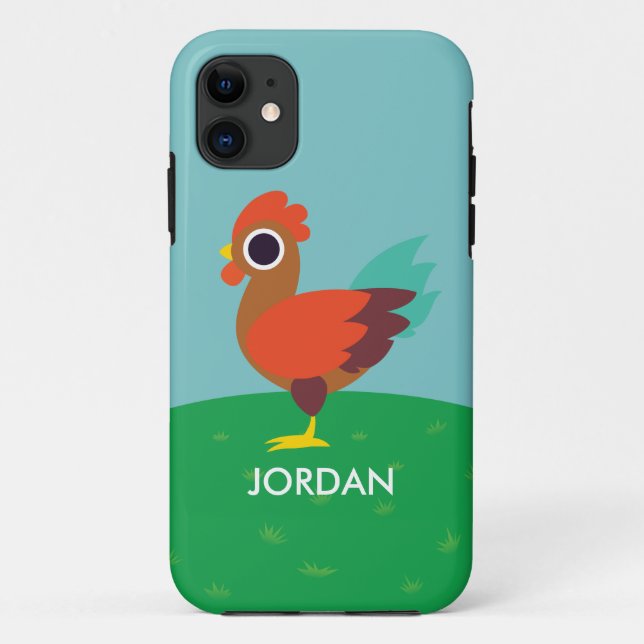 Chester der Hahn Case-Mate iPhone Hülle (Rückseite)